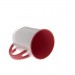 Красная кружка с ложкой с логотипом Ювентус