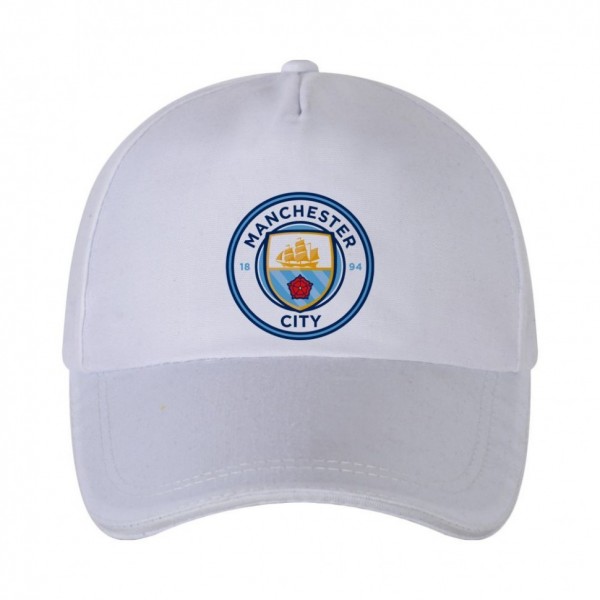 Фанатская кепка с нашивкой ФК Манчестер Сити