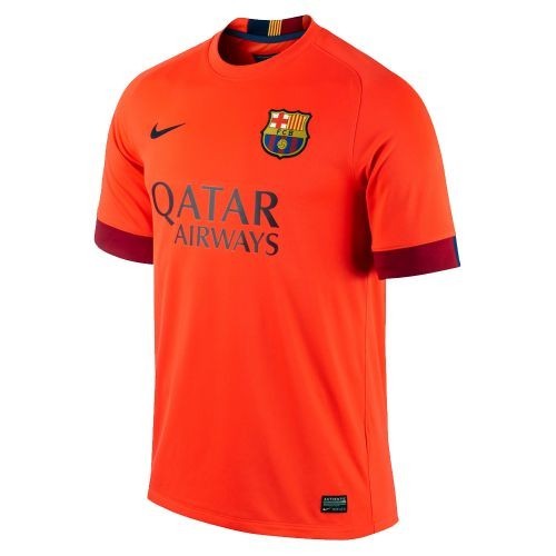 Футбольная футболка детская Барселона Гостевая 2014 2015