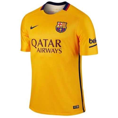 Футбольная футболка детская Барселона Гостевая 2015 2016