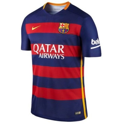 Футбольная футболка детская Барселона Домашняя 2015 2016